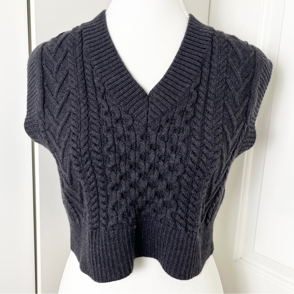 Babaton Black V-Neck Sweater